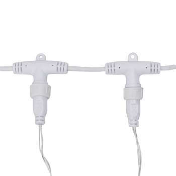 Гирлянда светодиодная Занавес 2х3м 600 LED ТЕПЛЫЙ БЕЛЫЙ прозрачный ПВХ IP65 постоянное свечение 230В нужен блок 303-500-1