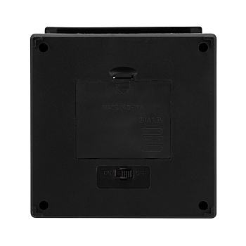 Декоративный фонарь 11х11х22,5 см, черный корпус, цвет свечения RGB с эффектом мерцания NEON-NIGHT