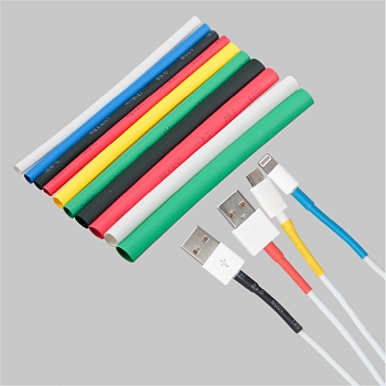 Набор термоусаживаемых трубок ТУТ нг №1 AUTO 2:1, упаковка 10 шт. по 10 см REXANT