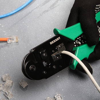 Кримпер HT-210T для обжима 8P8C REXANT