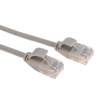 Патч-корд U/UTP, CAT 6A (10G), RJ45-RJ45, 28AWG, LSZH, серый, 1м REXANT