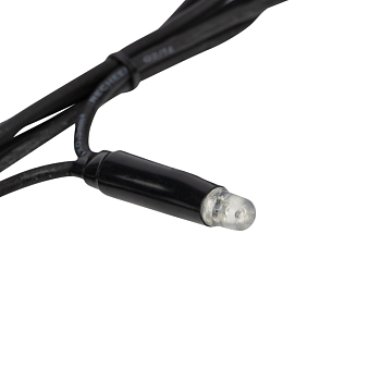 Гирлянда Нить управляемая 20м 240 LED МУЛЬТИКОЛОР черный каучук IP67 свечение с динамикой 230В нужен контроллер 217-204 NEON-NIGHT