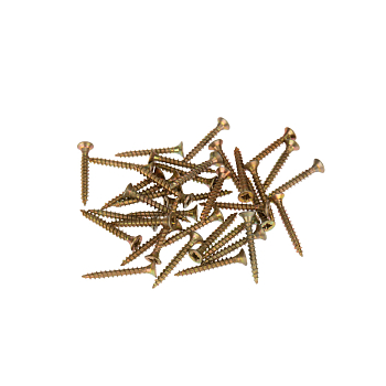 Саморез универсальный 3,0х25 мм, желтый цинк, пакет (1000 шт/уп) KRANZ