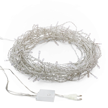 Гирлянда Твинкл Лайт 6 м, прозрачный ПВХ, 40 LED, цвет Мультиколор