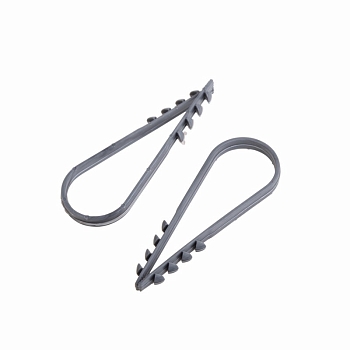 Дюбель-хомут 19-25мм, круглый, серый (100 шт/уп) PROconnect