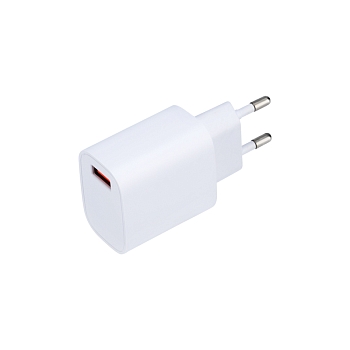 Сетевое зарядное устройство REXANT USB 5V, 3 A с Quick charge, белое