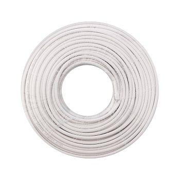 Кабель коаксиальный RG-6U, 75Ом, CCS/Al/Al, 64%, 100м, INDOOR, белый REXANT