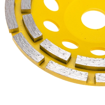 Чашка алмазная шлифовальная, двухрядная, 150х22,2мм KRANZ