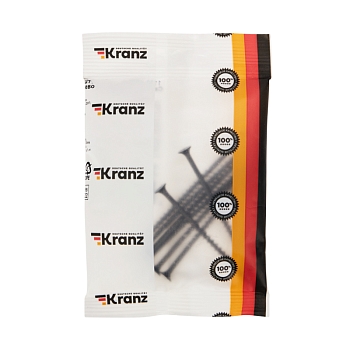 Саморез гипсокартон-дерево 4,2х75 мм, пакет (10 шт/уп) KRANZ