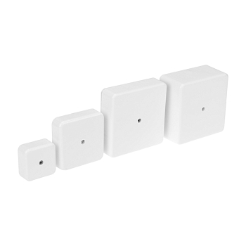 Коробка распаячная ОУ для кабель-канала, 100х100х29мм, белая, IP40 REXANT