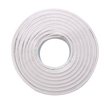 Кабель коаксиальный RG-6U, 75Ом, CCS/Al/Al, 32%, 100м, INDOOR, белый PROconnect Light