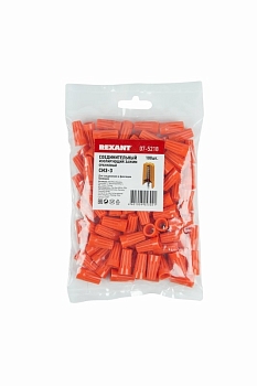 Соединительный изолирующий зажим СИЗ-3, ø 3,3 мм (1,5-5,75 мм²) оранжевый REXANT