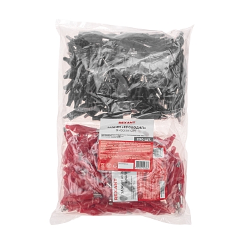 Зажим «Крокодил» 5А, 46мм, в изоляторе REXANT