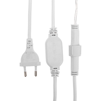 Гирлянда светодиодная Занавес 2x0,8м 160 LED СИНИЙ прозрачный ПВХ IP65 постоянное свечение 230В нужен блок 303-500-1 NEON-NIGHT