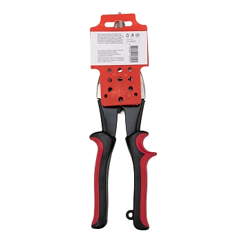 Ножницы по металлу прямые 260мм никелированные, двухкомпонентные рукоятки REXANT