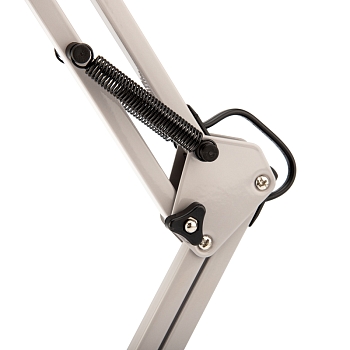 Светильник настольный REXANT Рубикон на металлической стойке с основанием, с цоколем Е27, 60 Вт, цвет лунный свет