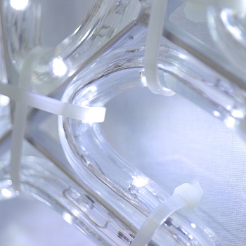 Фигура световая Снежинка цвет белый, размер 55x55 см, мерцающая NEON-NIGHT