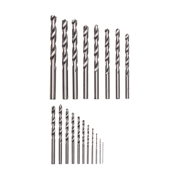 Набор сверл по металлу, 1-10мм (через 0,5мм), HSS, цилиндрический хвостовик, металлический кейс, 19 шт. KRANZ