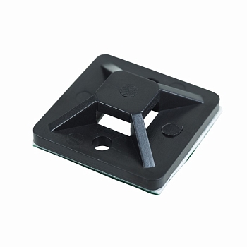 Площадка самоклеящаяся 25х25 мм, черная (100 шт/уп) REXANT