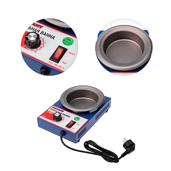 Паяльная ванна, модель R100F, 300Вт, ø100мм, 200-480 °C, бессвинцовая REXANT