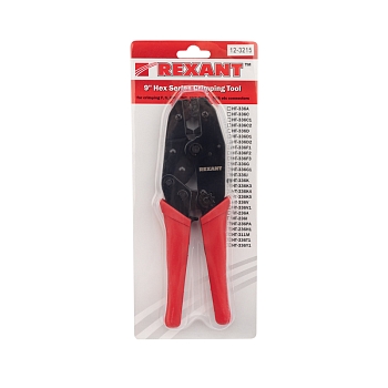 Кримпер HT-336K для обжима F и BNC разъемов типа RG-8, RG-11, RG-174, RG-179, RG-213 REXANT