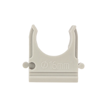 Крепеж-клипса для трубы ø16мм серая (10 шт/уп) REXANT