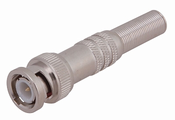 Разъем BNC штекер под пайку с пружиной металл (универсальный) REXANT