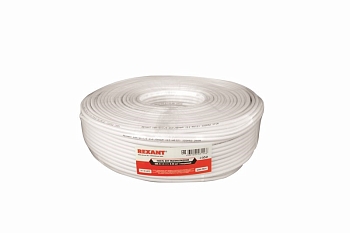 Кабель КВК-В-1,5+2x0,50 мм² (Cu/Cu) белый, 200 м, REXANT