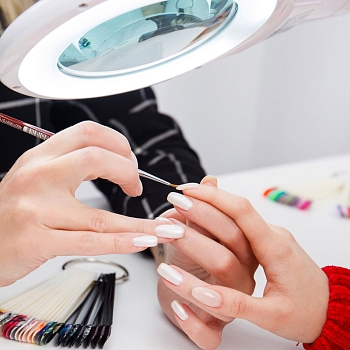 Лупа на струбцине круглая 5D с подсветкой 56 SMD LED, ø127мм, белая REXANT