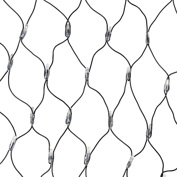 Гирлянда светодиодная Сеть 2х1,5м 288 LED БЕЛЫЙ/СИНИЙ черный ПВХ IP65 свечение с динамикой 230В контроллер в комплекте NEON-NIGHT