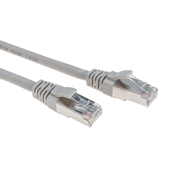 Патч-корд S/FTP, CAT 6A (10G), RJ45-RJ45, 28AWG, LSZH, серый, 1м REXANT