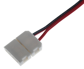 Коннектор соединительный (2 разъема) для одноцветных светодиодных лент шириной 10 мм, длина 15 см LAMPER