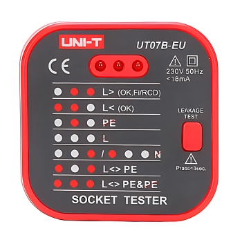 Тестер розеток UNI-T UT07B-EU