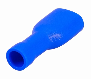 Клемма плоская полностью изолированная РППи-м 2.5-(6.3)/РпИмп 2-250 гнездо 6.6 мм 1.5-2.5 мм² REXANT