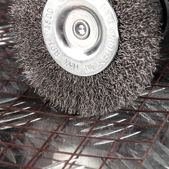 Щетка дисковая для дрели, витая стальная проволока, 100мм KRANZ