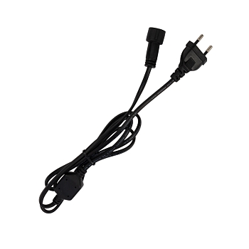 Гирлянда светодиодная Мультишарики Ø23мм 10м 80 LED БЕЛЫЙ черный ПВХ IP65 постоянное свечение 230В нужен блок 303-500 NEON-NIGHT