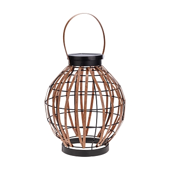 Светильник садовый Бамбук, 29,5см, 3000К, встроенный аккумулятор, солнечная панель, коллекция Бали REXANT