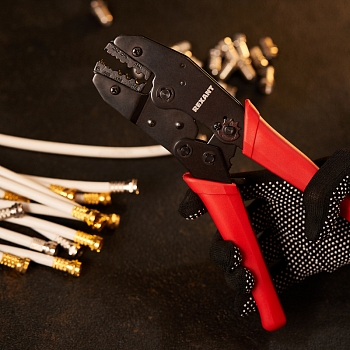 Кримпер HT-336J для обжима F и BNC разъемов типа RG-174, RG-179, Fiber Optic REXANT