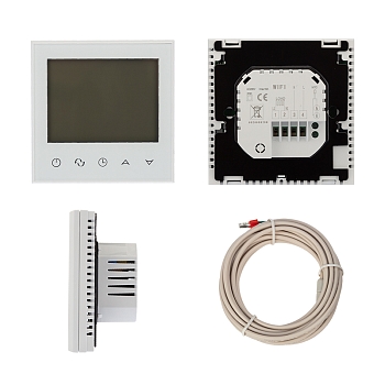 Терморегулятор цифровой R150 сенсорный, программируемый, с Wi-Fi, белый REXANT