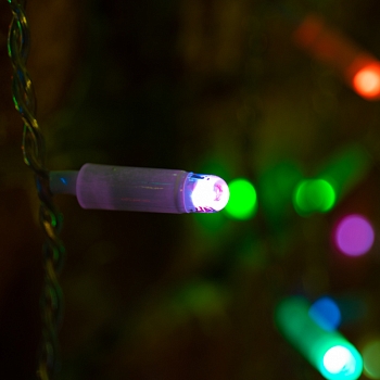 Гирлянда светодиодная Занавес 2х1,5м 300 LED RGB прозрачный ПВХ IP65 для свечения с динамикой 230В нужен контроллер 245-908 NEON-NIGHT