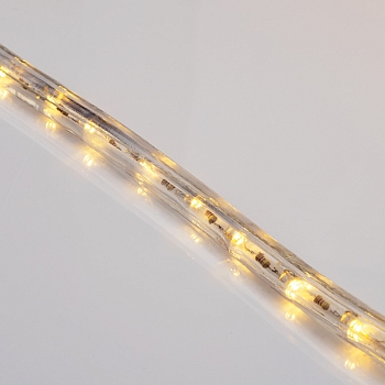 Дюралайт LED двухжильный 230В 13мм 24 LED/м ТЕПЛЫЙ БЕЛЫЙ постоянное свечение модуль 2м бухта 100м NEON-NIGHT