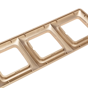 DEA Рамка 4-я горизонтальная Золотой Металлик KRANZ