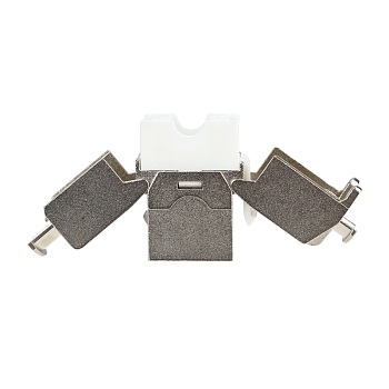 Модуль Keystone, Jack RJ-45(8P8C), FTP экранированный, CAT 6A, тип 180 градусов, самозажимной REXANT PRO