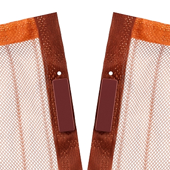 Дверная антимоскитная сетка 210х100см, с магнитами по всей длине, коричневая REXANT