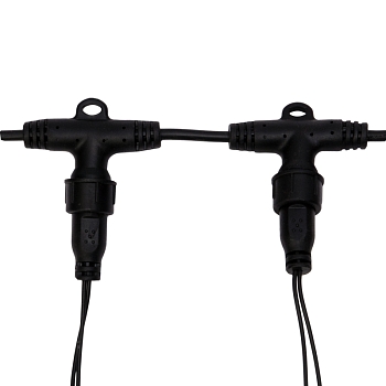 Гирлянда светодиодная Занавес 2х6м 768 LED БЕЛЫЙ черный ПВХ IP65 постоянное свечение 230В нужен блок 303-500 NEON-NIGHT