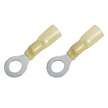 Наконечник кольцевой изолированный термоусаживаемый ø 8.4 мм 4-6 мм² (НКи-т 6.0-8/НКи-т5,5-8) желтый REXANT