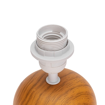 Светильник декоративный настольный Форте, основание под дерево, бежевый абажур, цоколь Е27, 60Вт REXANT