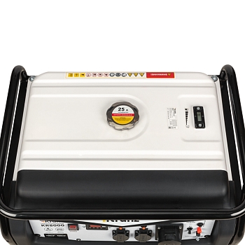 Генератор бензиновый KR8000, 8кВт, 230В, 25л, ручной старт KRANZ