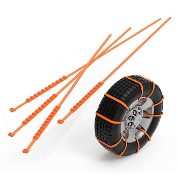 Хомут противоскольжения 900x9мм, оранжевый REXANT