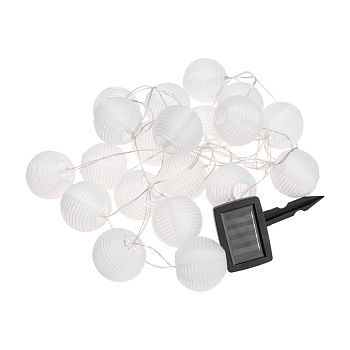 Гирлянда садовая Денг, 335см, 3000К, встроенный аккумулятор, солнечная панель, коллекция Пекин REXANT
